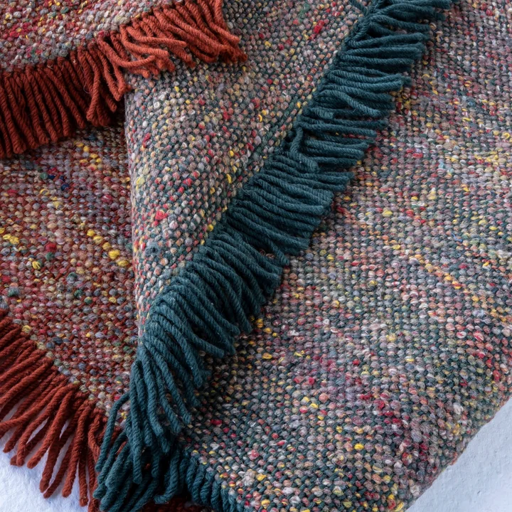 Re-rug Dhurrie wool rug from nanimarquina