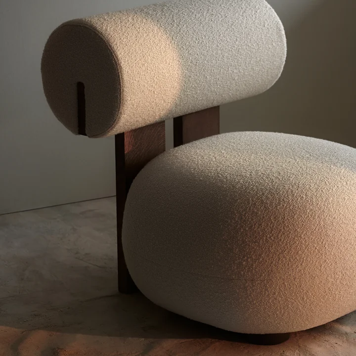 Hippo Lounge chair, natural oak by NORR11