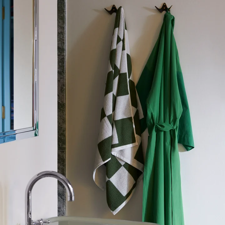 Check Bath towel, 70 x 136 cm from HAY