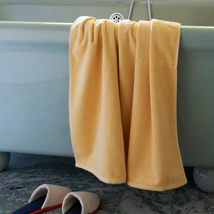 Mono Bath towel, 70 x 140 cm, yellow from HAY