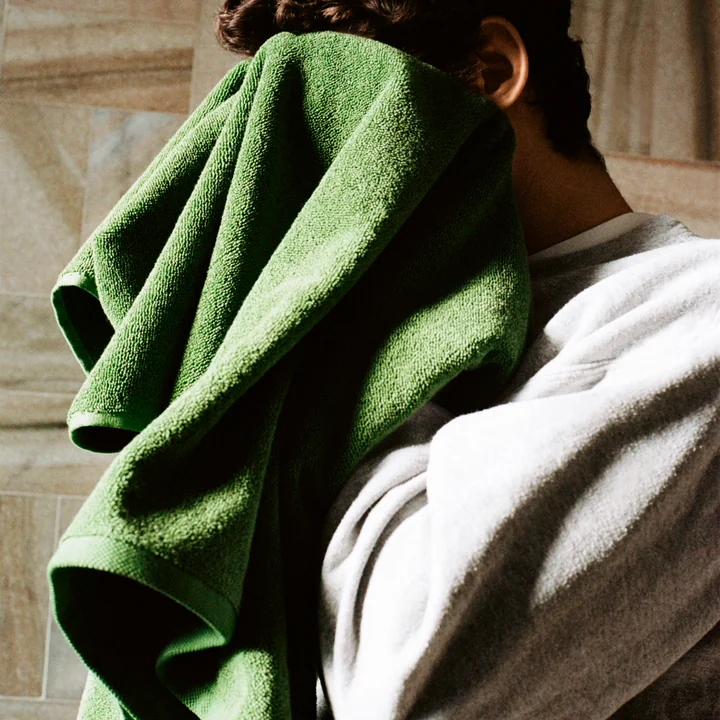 Mono Bath towel, 70 x 140 cm, matcha from HAY