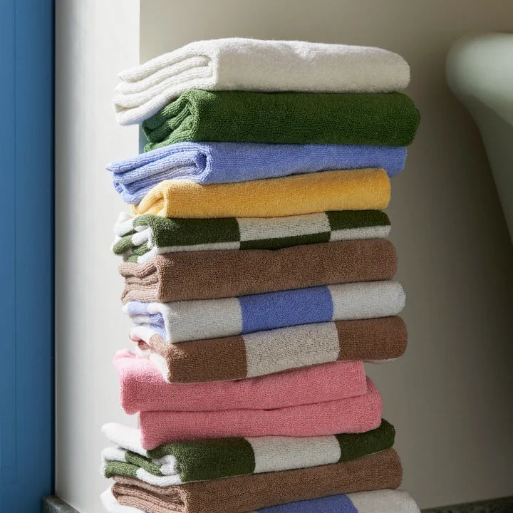 Mono towel, Check Towel from HAY