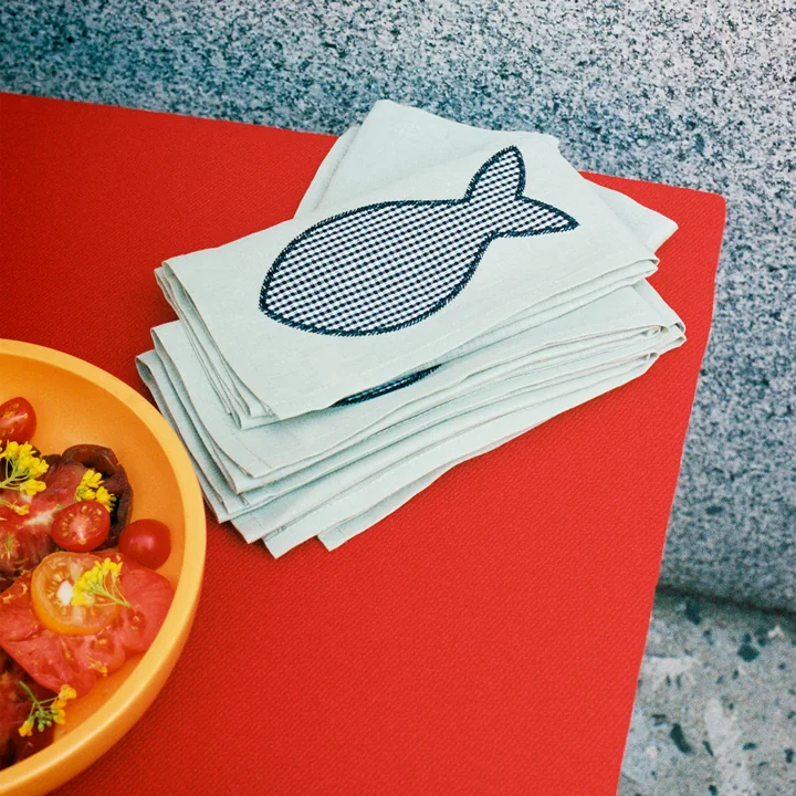 Sobremesa Napkin, green (set of 4) from HAY