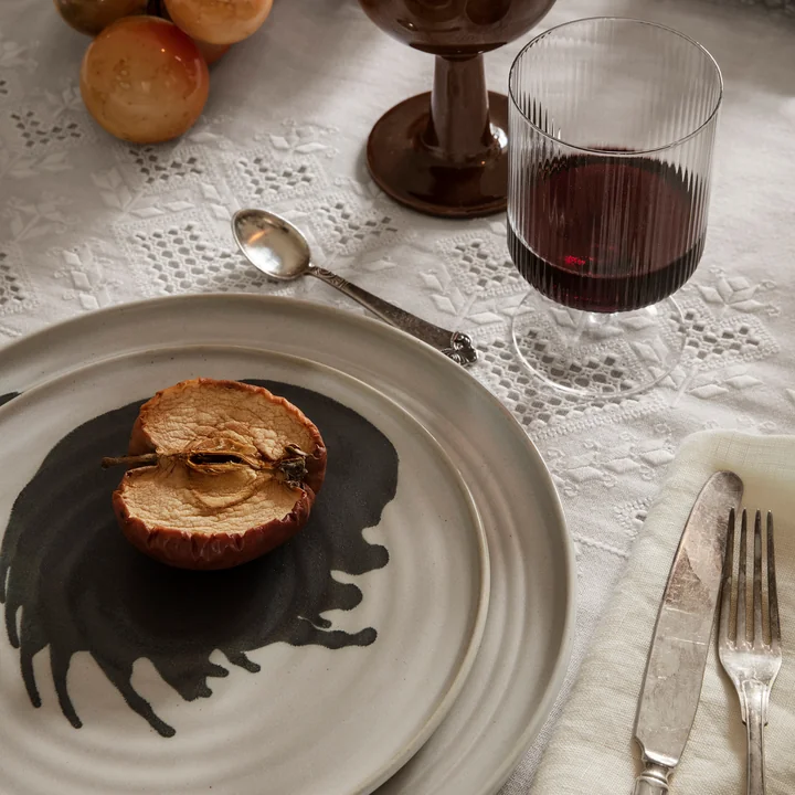 Omhu Serving platter Floccula wine glass from Ferm Living