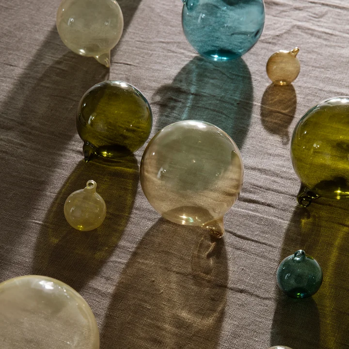 Glass Baubles Christmas tree balls from Ferm Living