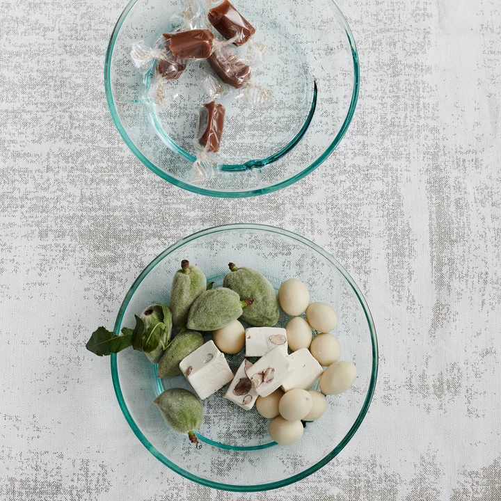 Grand Cru Set of glass bowls, Ø 16 cm, clear green (set of 2) by Rosendahl