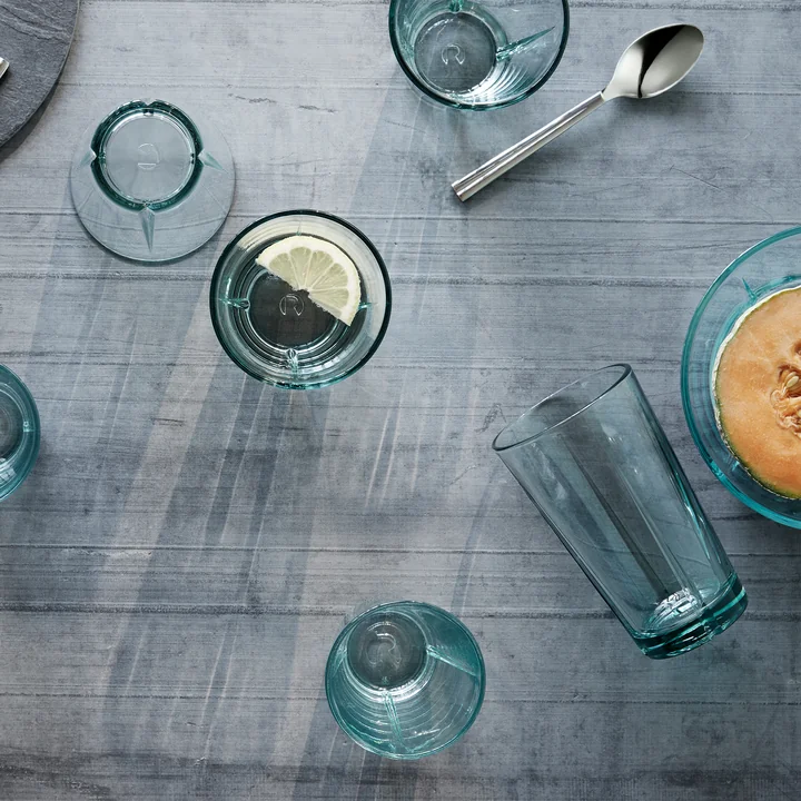Grand Cru Water glasses, clear green from Rosendahl