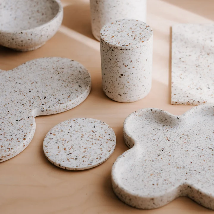 Terrazzo from Humdakin in the finish red / beige
