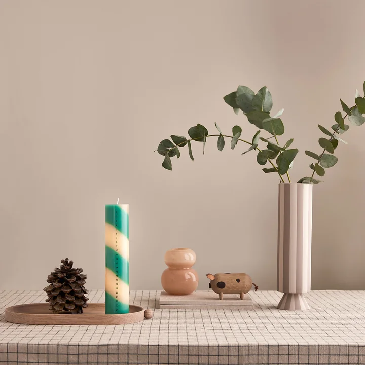 The striped Toppu vase from OYOY