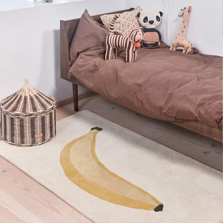 Banana children carpet from OYOY
