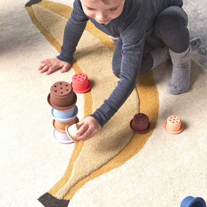 Banana children carpet from OYOY
