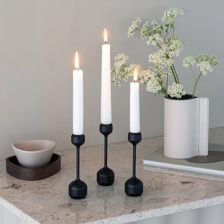 Silhouette Candlestick from Lind DNA in color black