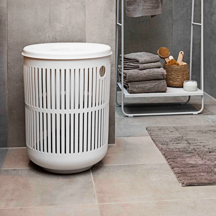 Ume Laundry basket, white from Zone Denmark