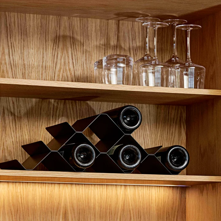 Rocks Wine rack, black from Zone Denmark