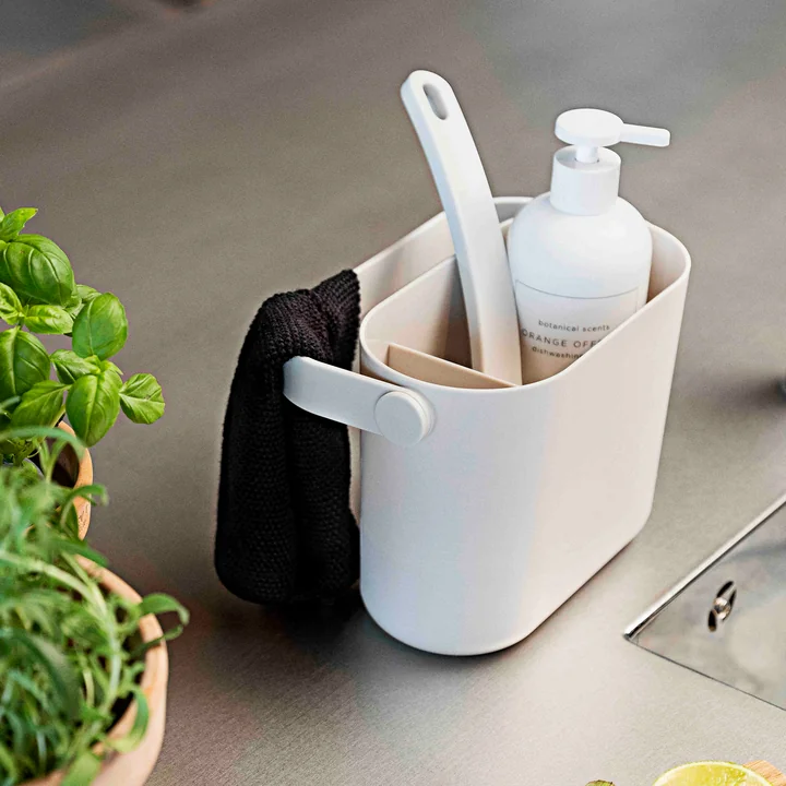 Circular Dishwashing set, warm grey by Zone Denmark