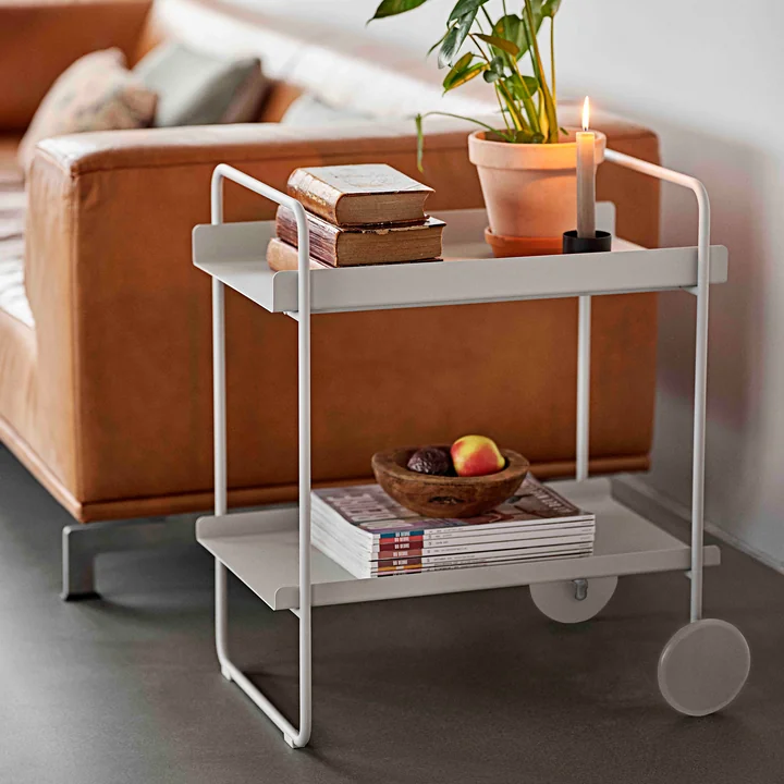 A-Cocktail Bar cart / trolley, soft grey by Zone Denmark