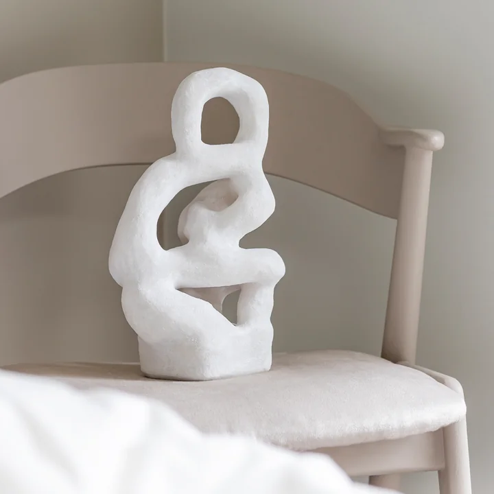 Art Piece Sculpture from Mette Ditmer in color off-white