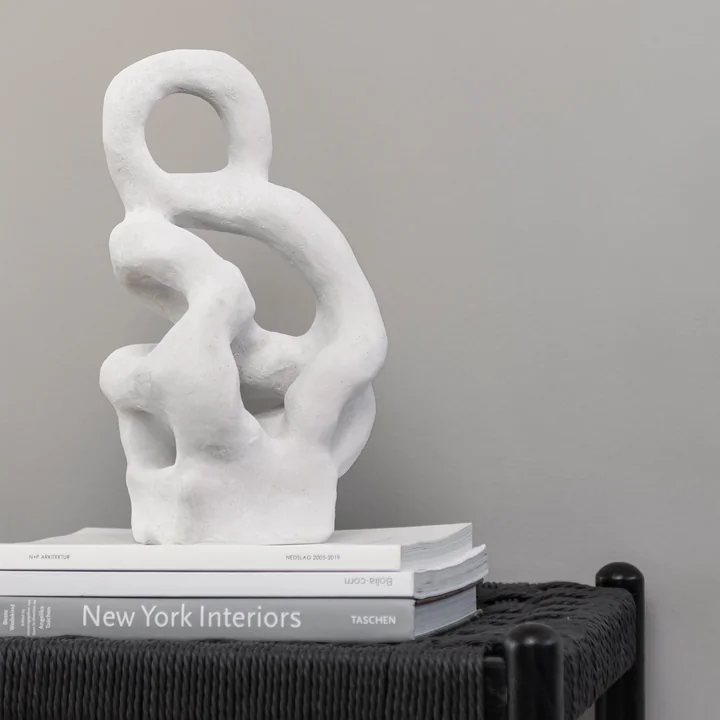 Art Piece Sculpture from Mette Ditmer in color off-white