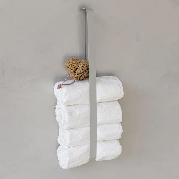 Carry Towel rack from Mette Ditmer in the color sand grey