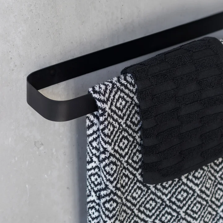 Carry Towel rack from Mette Ditmer in the color black