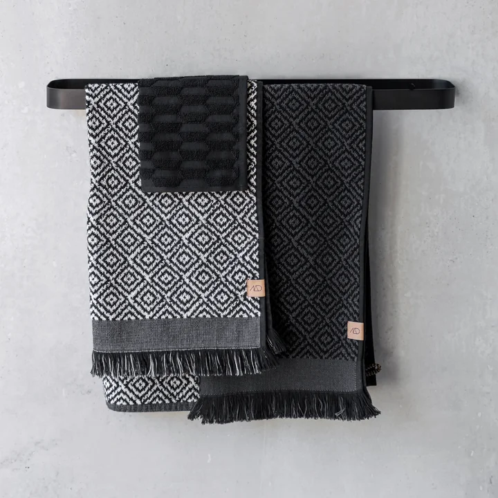 Carry Towel rack from Mette Ditmer in the color black