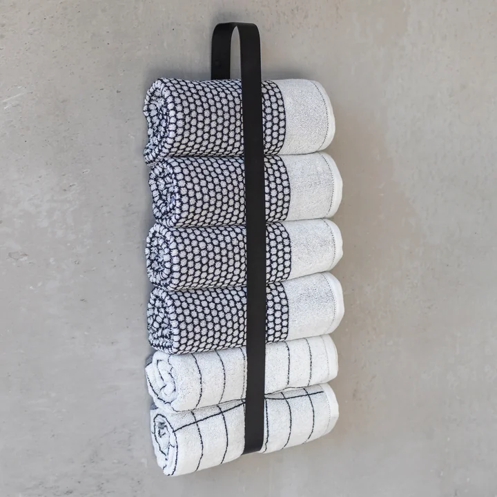 Carry Towel rack from Mette Ditmer in the color black