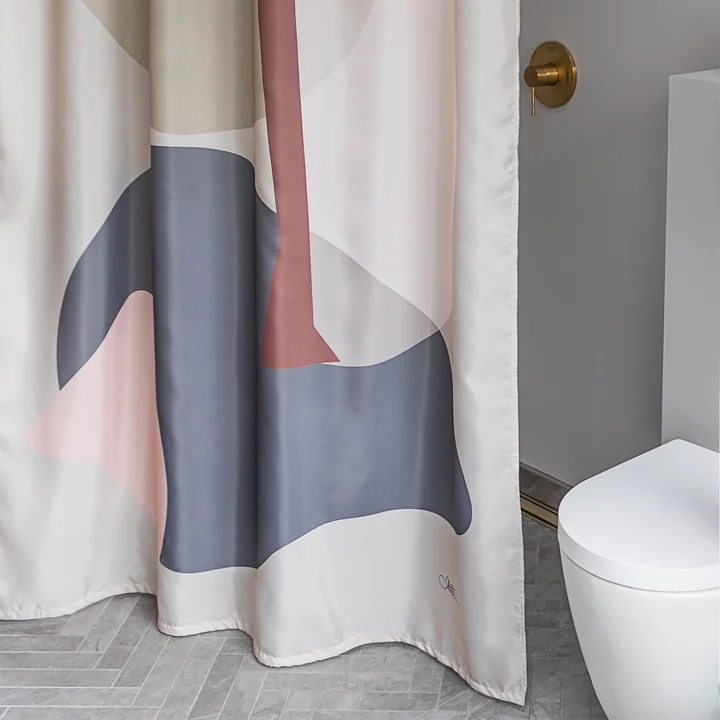 Gallery Shower curtain from Mette Ditmer in the color sand