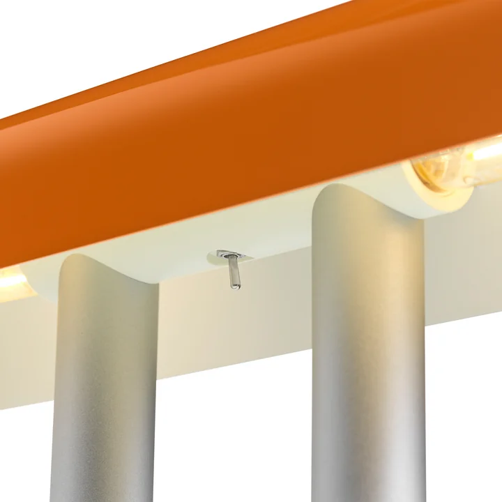 Anagram Table lamp, charred orange by HAY