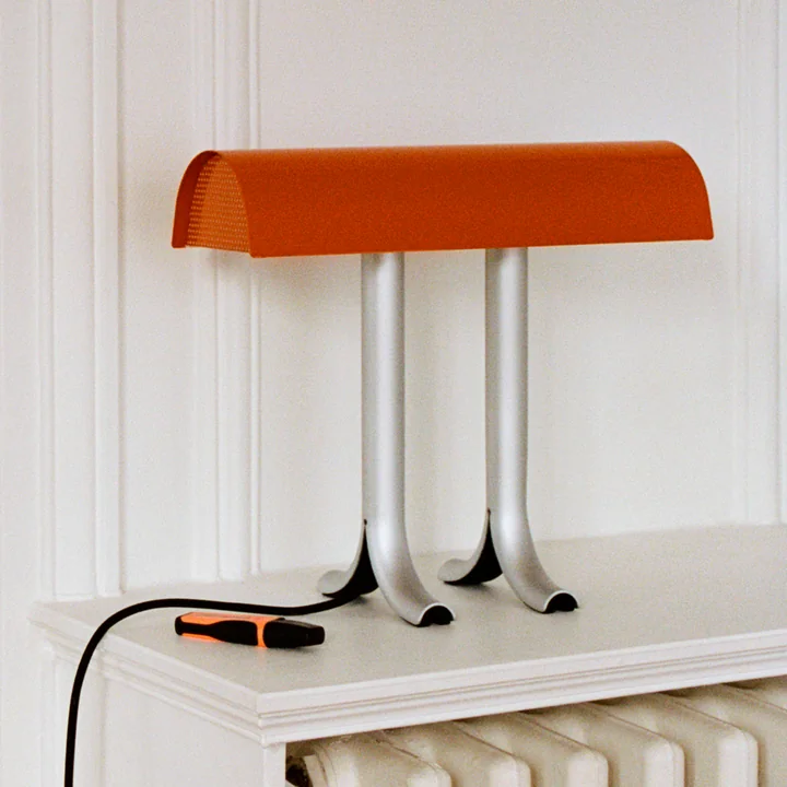 Anagram Table lamp, charred orange by HAY
