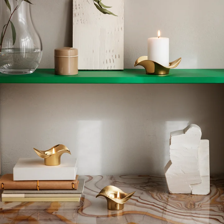 Cobra Candle and tea light holder from Georg Jensen