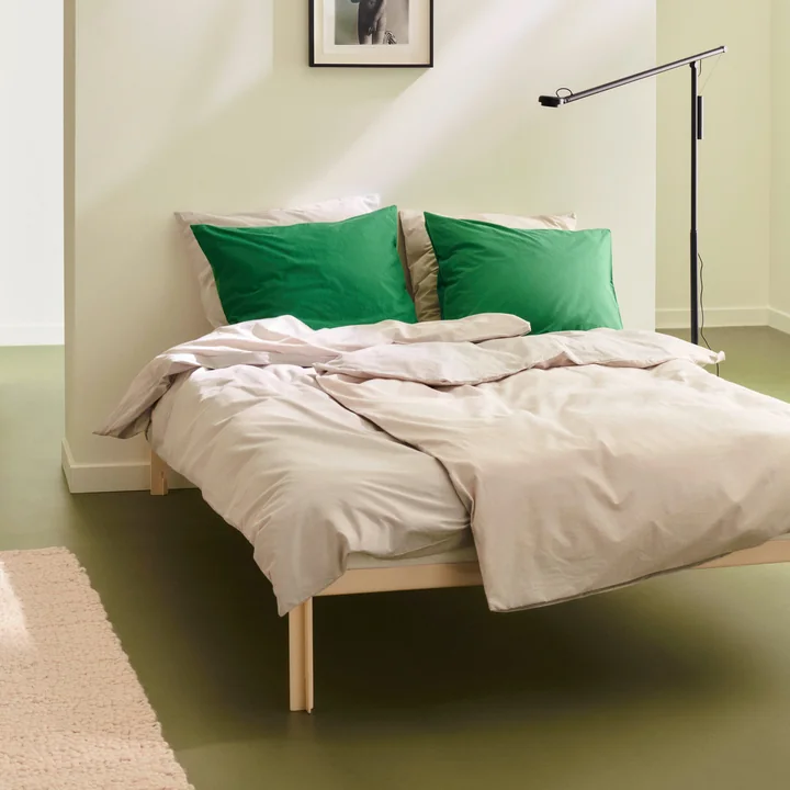 Connect Bed, alabaster from HAY