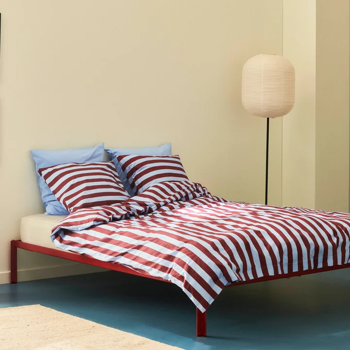 Connect Bed, maroon red from HAY