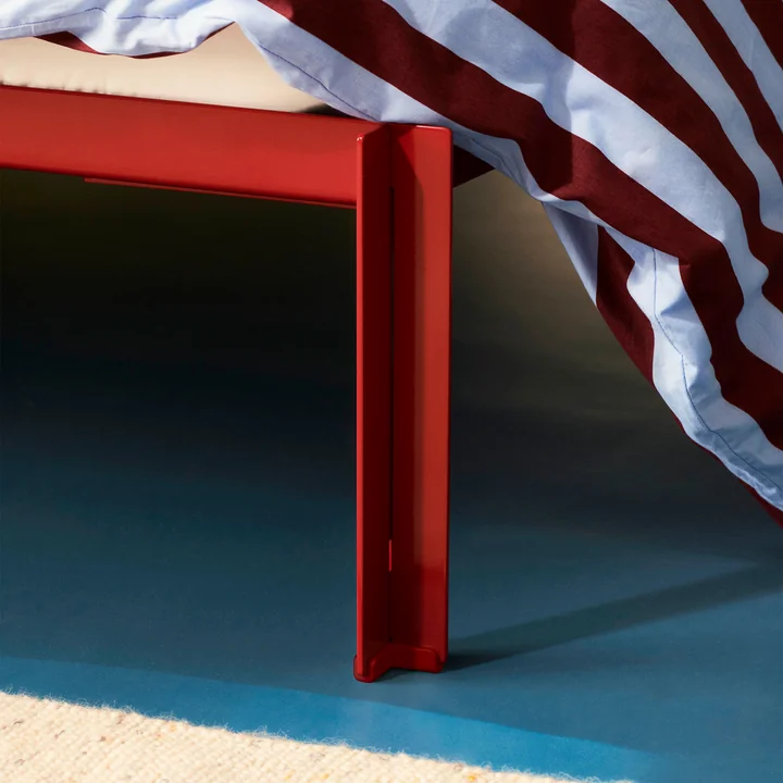 Connect Bed, maroon red from HAY
