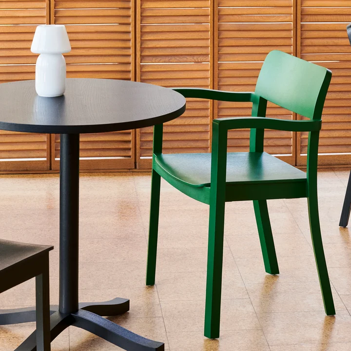 Pastis arm chair, Estonian, Apollo table lamp by HAY
