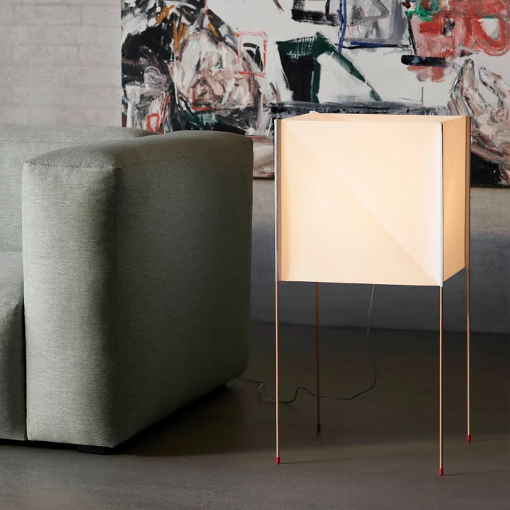 Paper Cube Paper floor lamp from HAY