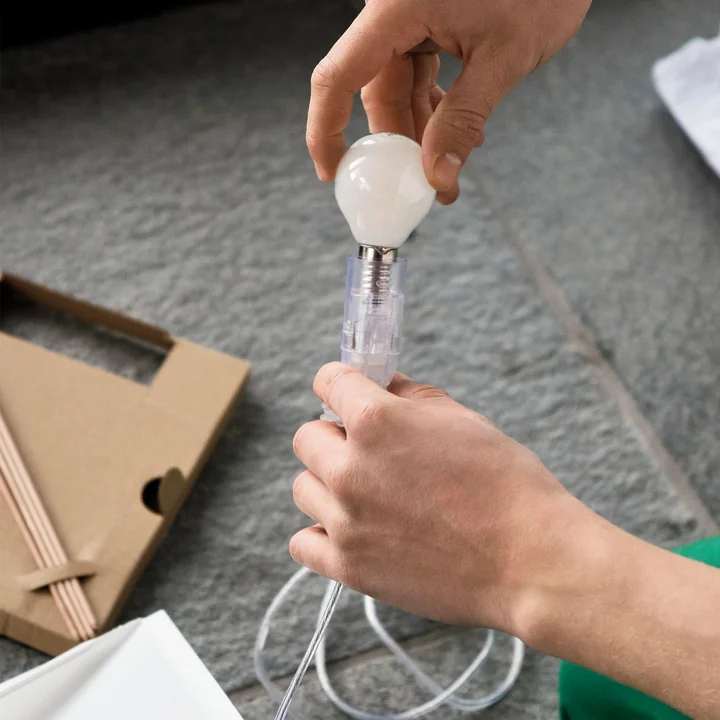 Paper Cube Paper table lamp from HAY
