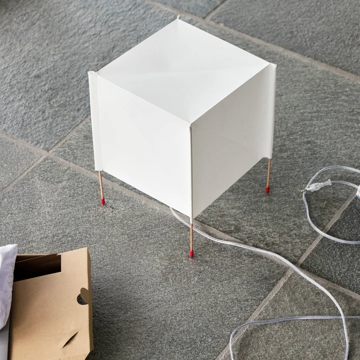 Paper Cube Paper table lamp from HAY