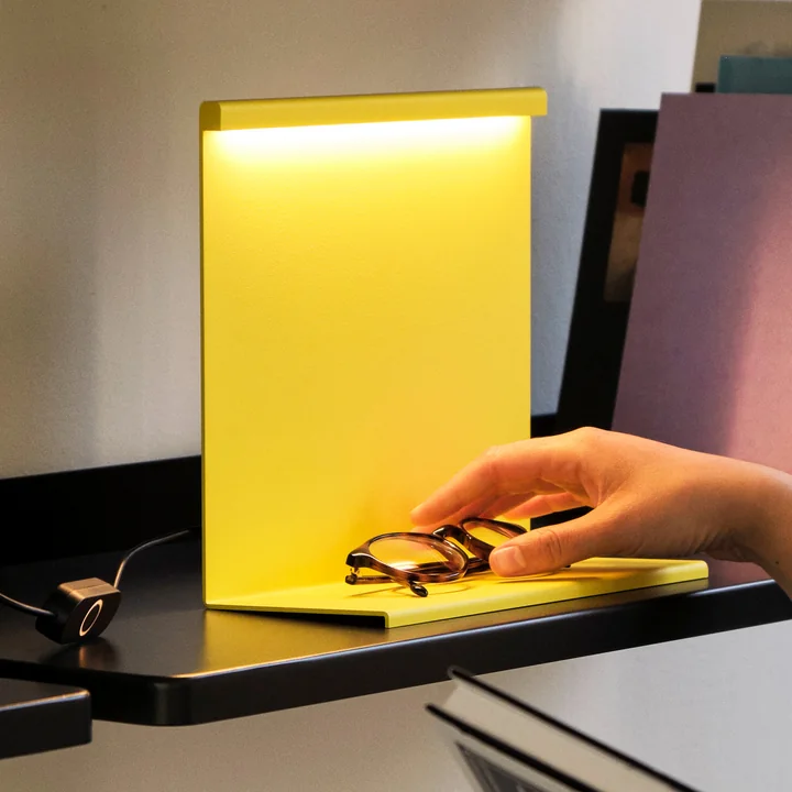LBM Table lamp, titanium yellow by HAY