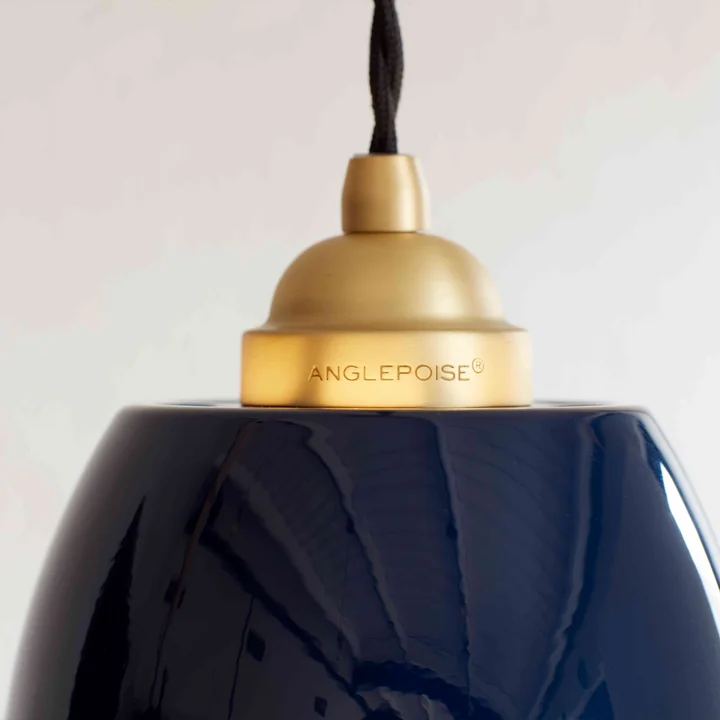 Original 1227 Midi Wide Brass pendant light from Anglepoise