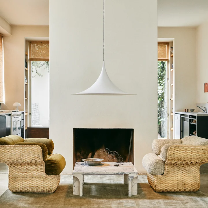 Basket lounge chair from Gubi