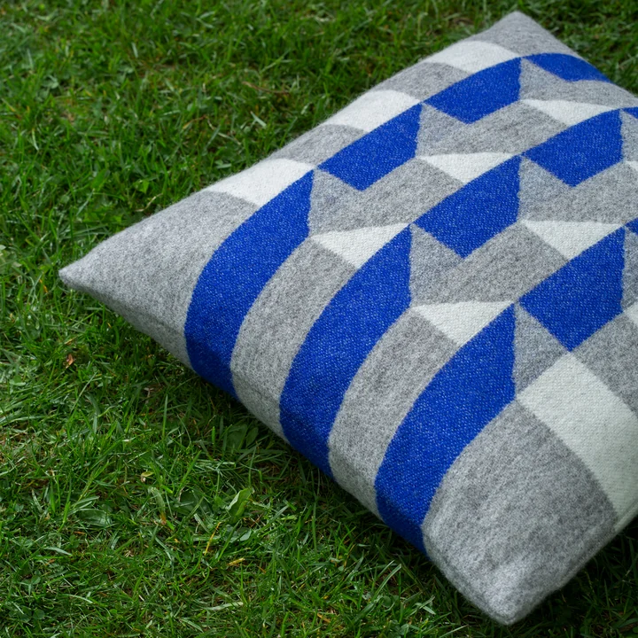 KVAM Cushion, 50 x 50 cm, blue by Røros Tweed