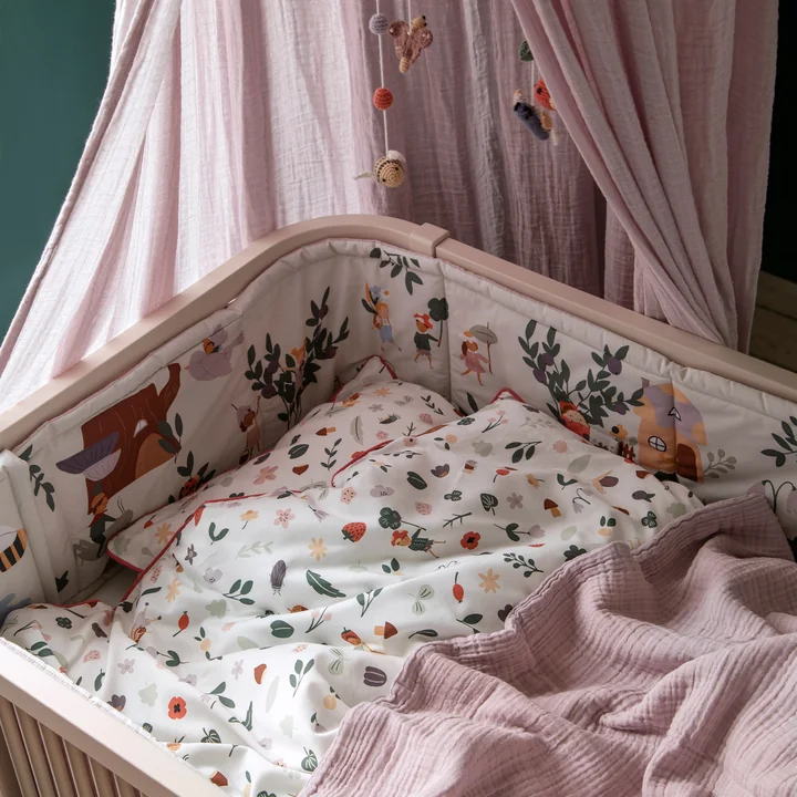 Baby cot bumper from Sebra