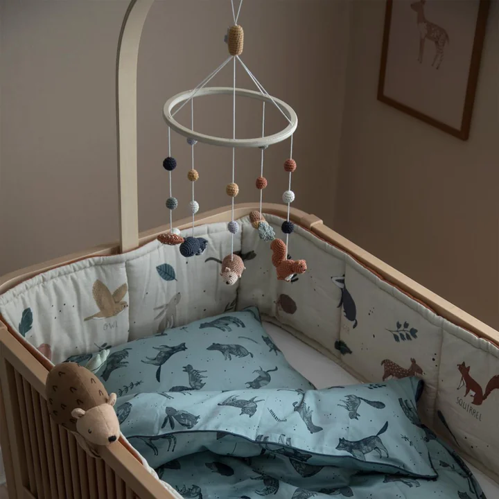 Baby cot bumper from Sebra