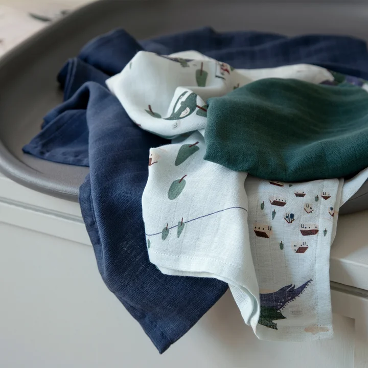 The burp cloths from Sebra