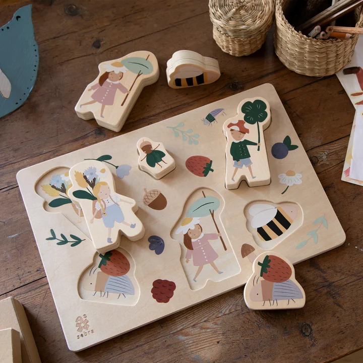 Wooden jigsaw puzzle from Sebra