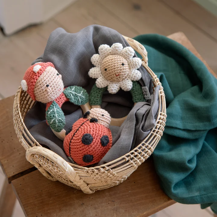 The crochet rattle from Sebra