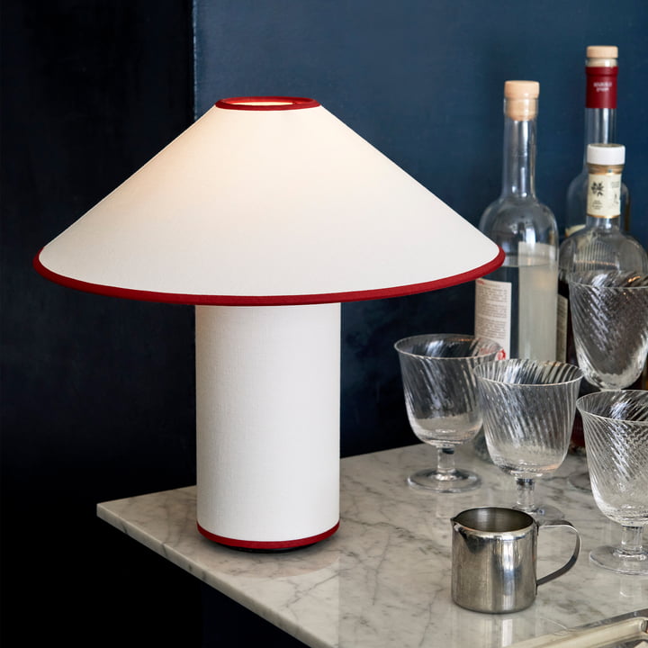 Colette ATD6 Table lamp, merlot / white from & Tradition