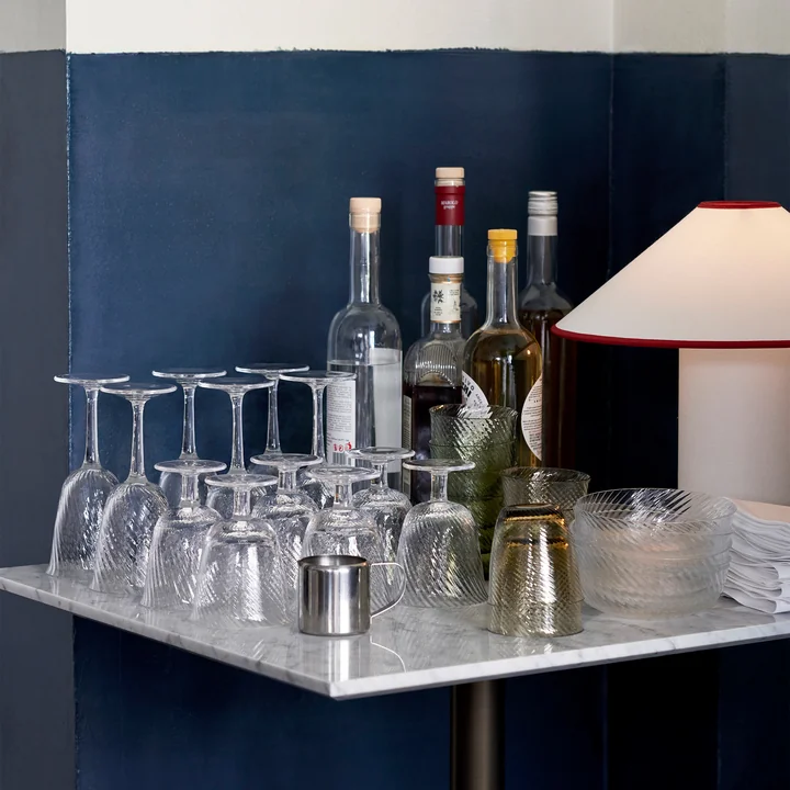 Collect Glasses and glass bowl, clear from & Tradition