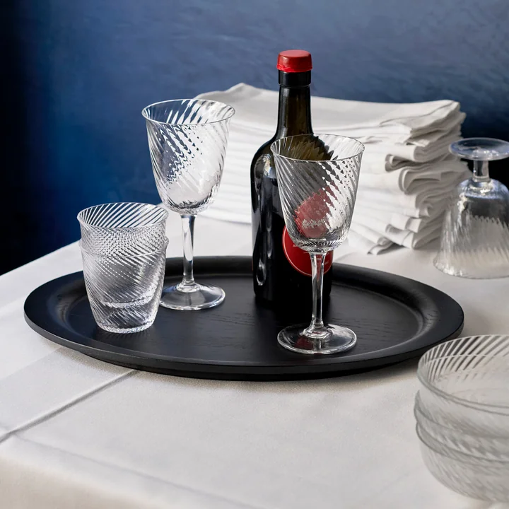 Collect Glasses and glass bowl, clear from & Tradition