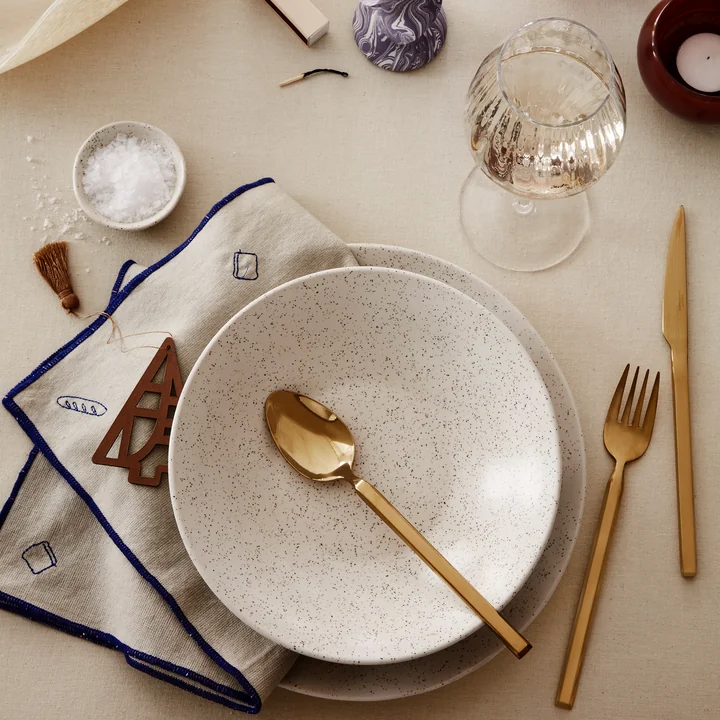 Nordic Vanilla Tableware set from Broste Copenhagen